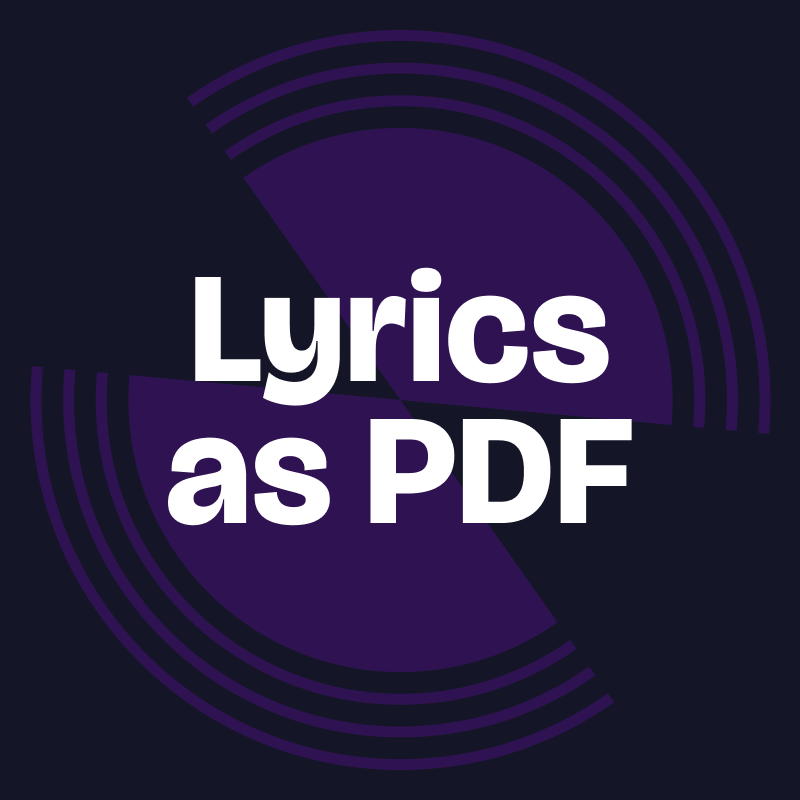 Lyrics as PDF