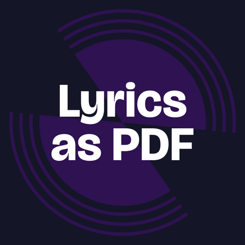 Lyrics as PDF